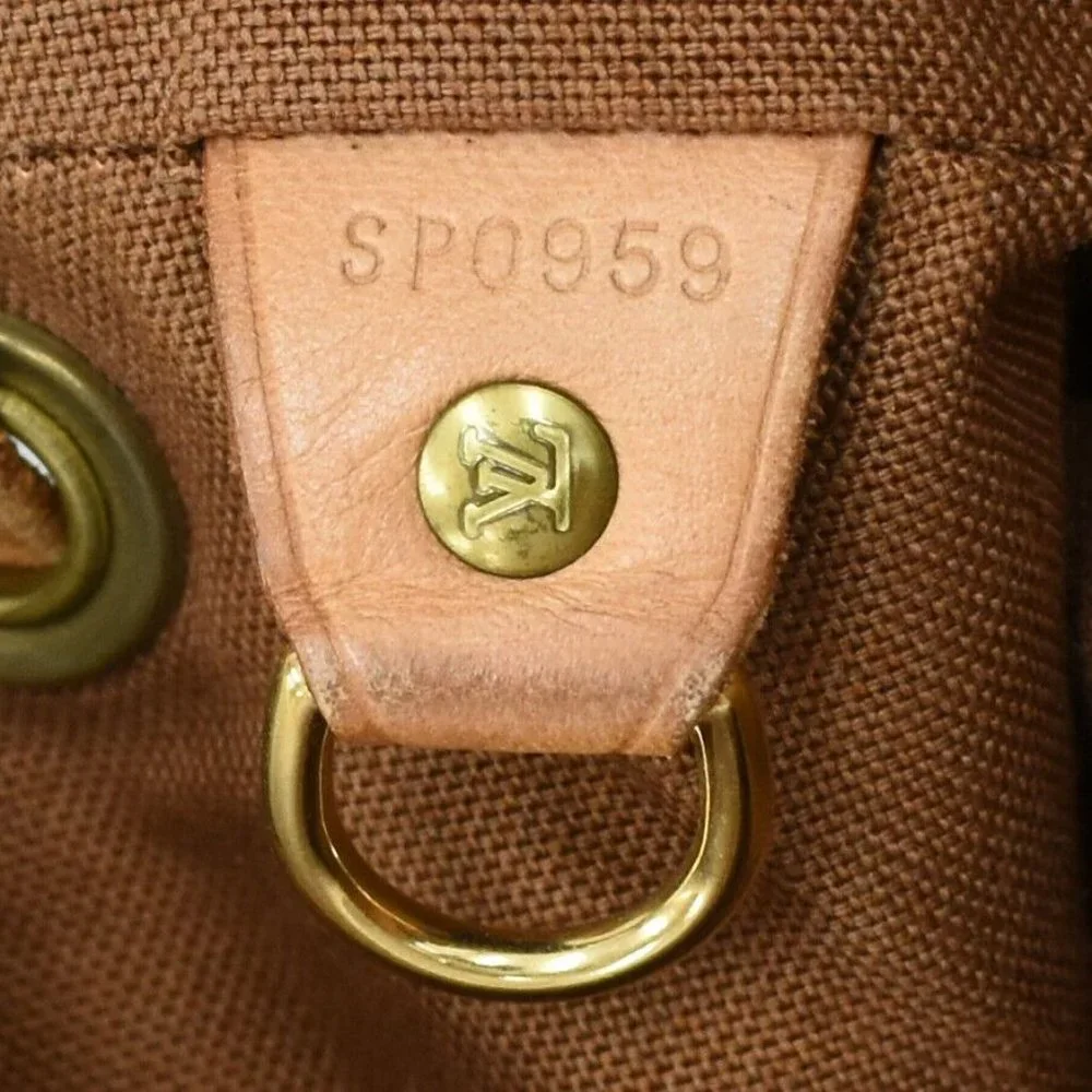 Authentic Louis Vuitton Backpack Bag Montsouris GM Monogram Used LV Handbag Vint - Picture 12 of 14